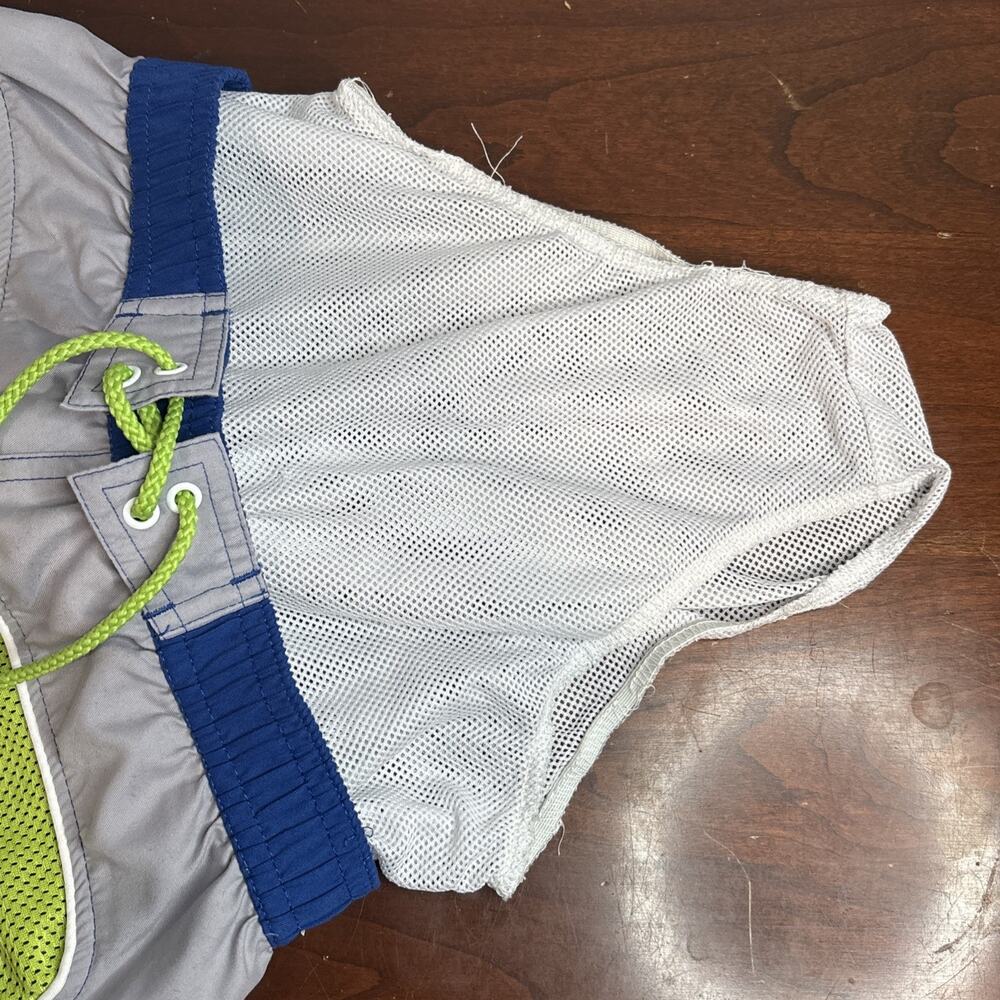 Disney Store Toy Story Buzz Lightyear Blue Gray Swim Shorts Trunks Size 4 5 S - Picture 6 of 6